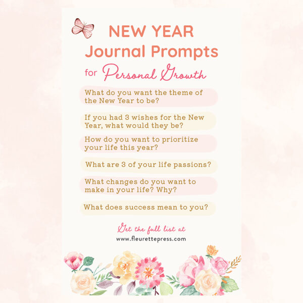 New Year Journal Prompts