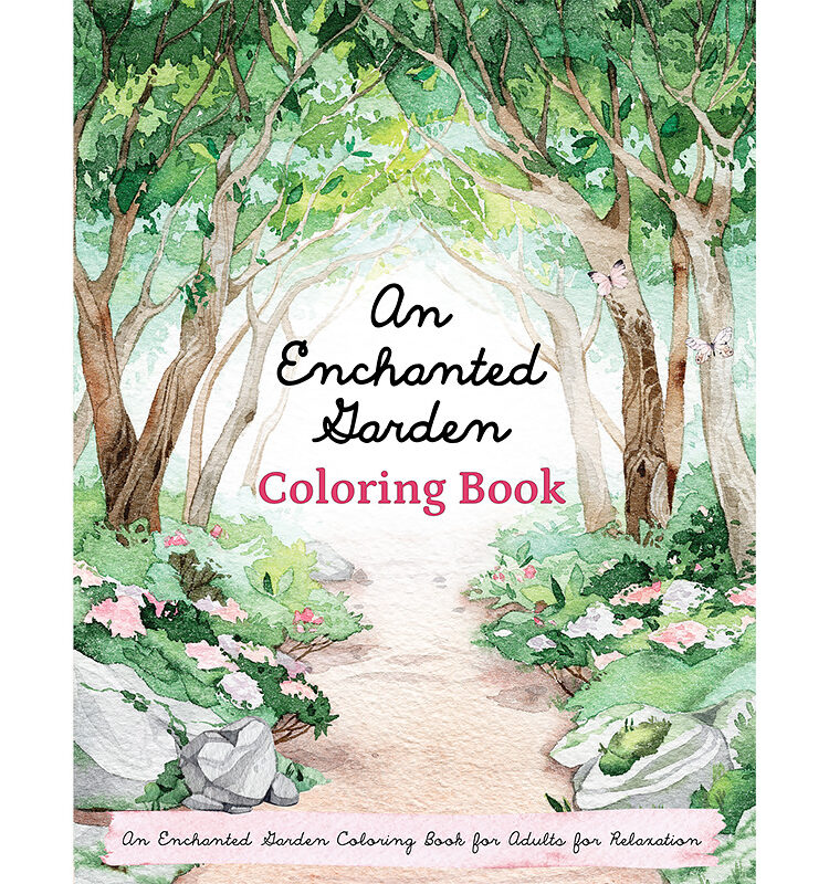 An Enchanted Garden Coloring Book Cover